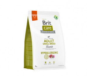 Brit Care Hypoallergenic Adult Small Breed Lamb&Rice sausas pašaras šunims su ėriena ir ryžiais 3 kg
