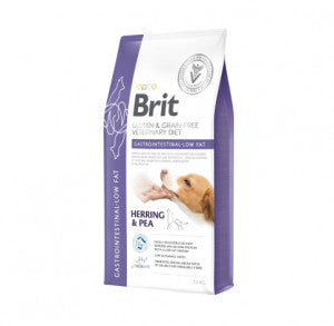 Brit GF Veterinary Diets Dog Gastrointestinal - Low Fat sausas pašaras šunims 12kg