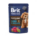 Brit Premium by Nature konservuotas pašaras šunims maiš. Lamb&Green Peas in Gravy 85 g