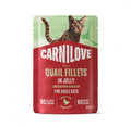 CARNILOVE Jelly rich in Quail enriched with Dandelion konservuotas pašaras katėms 85 g