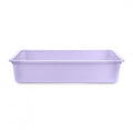Atviras tualetas katei 42x33x9 cm violetinis
