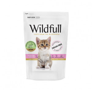Wildfull Cat Rabbit Kitten sausas pašaras kačiukams 400 g