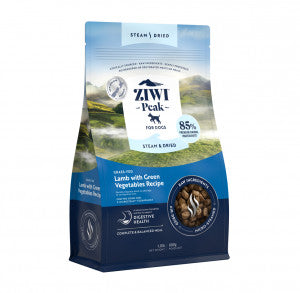 Ziwi Peak Steam&Dried Dog Lamb with Green Vegetables sausas pašaras šunims 800 g