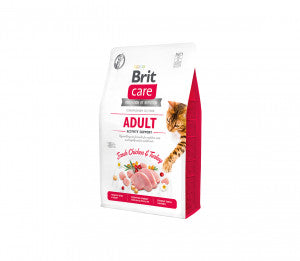 Brit Care Cat GF Adult Activity Support sausas pašaras katėms 2 kg
