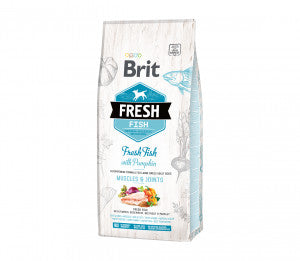 Brit Fresh Fish with Pumpkin Adult Large sausas pašaras šunims 2,5 kg