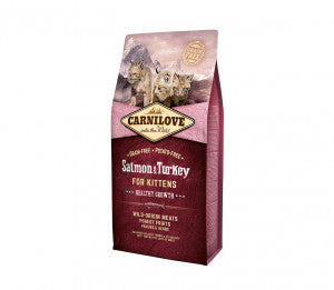 Carnilove Salmon&Turkey for Kittens sausas pašaras katėms 6 kg