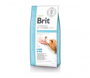 Brit GF Veterinary Diets Dog Obesity sausas pašaras šunims 2 kg