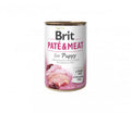 Brit Care konservuotas pašaras šunims Chicken&Turkey Pate&Meat for Puppy 400 g